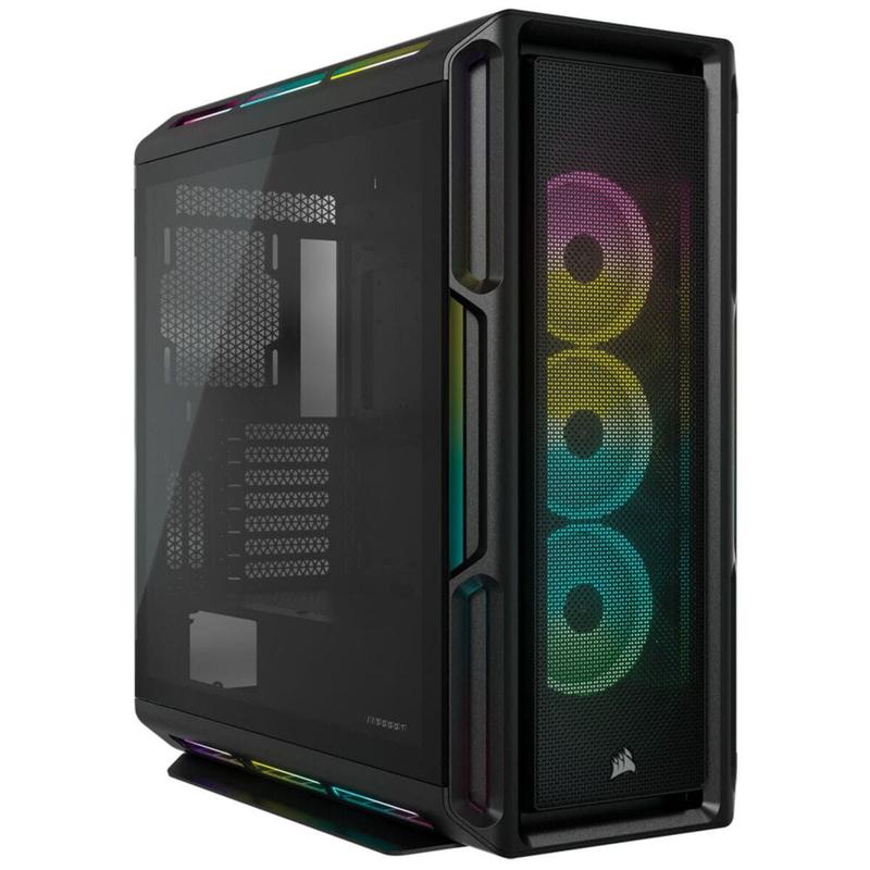 Imagem do produto Gabinete Gamer Corsair ICUE 5000T RGB, Mid-Tower, Lateral de Vidro, Com 3 Fans, Preto, CC-9011230-WW em Magazine Luiza